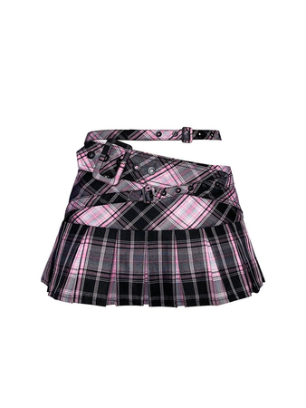 Pink and Black Skirt