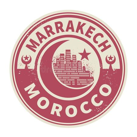 Marrakech Stamp