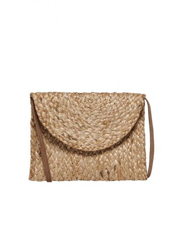 Only Cindi Jute Crossover Natural Bag