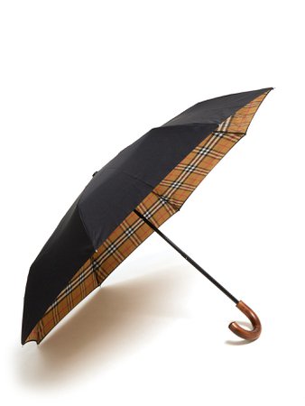 Vintage check-lined umbrella | Burberry | MATCHESFASHION.COM