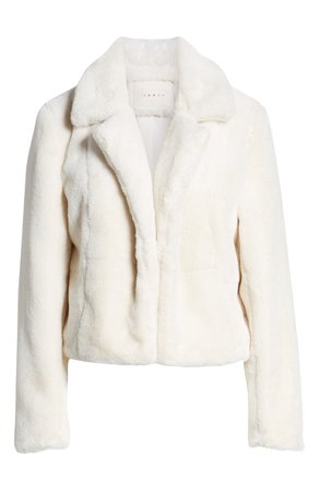 BLANKNYC Cropped Faux Fur Jacket | Nordstrom