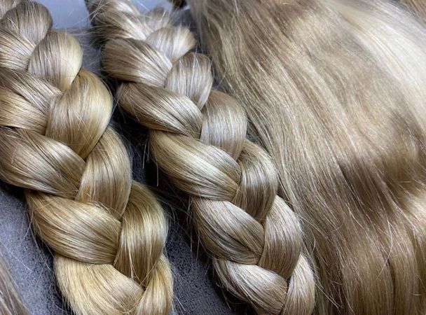 Beautiful Russian Slavic Virgin Hair Natural Lightest Golden | Etsy Hong Kong