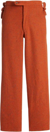 BODE Donegal Tweed Side Tie Trousers