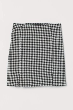 AE Stretch High-Waisted Ribbed Knit Midi Skirt