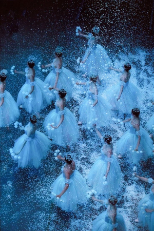 snowy ballet scene