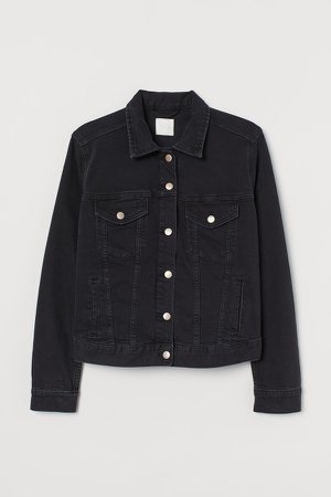 H&M+ Denim Jacket - Black