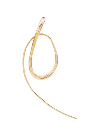 Charlotte Chesnais 18kt gold vermeil needle earring - FARFETCH