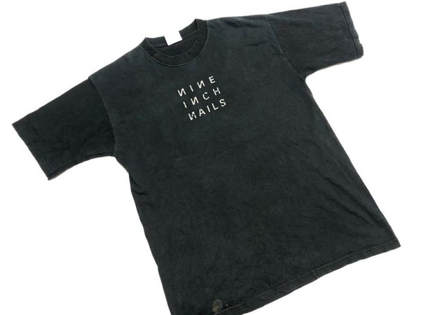 Vintage 90's Nine Inch Nails shirt Broken Bruised | Etsy