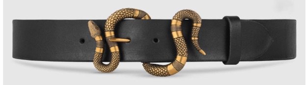 Gucci Snake Leather Belt