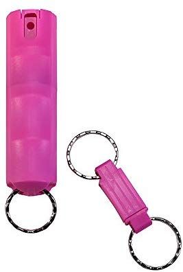 Amazon.com : VEXOR Pepper Spray - Rose Pink case w/Fliptop and Key Ring : Sports & Outdoors