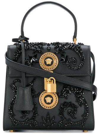 Versace embellished Medusa shoulder bag $2,675 - Buy Online - Mobile Friendly, Fast Delivery, Price