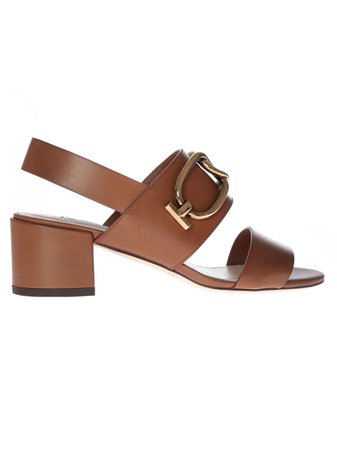 Tod's T-ring Slingback Sandals