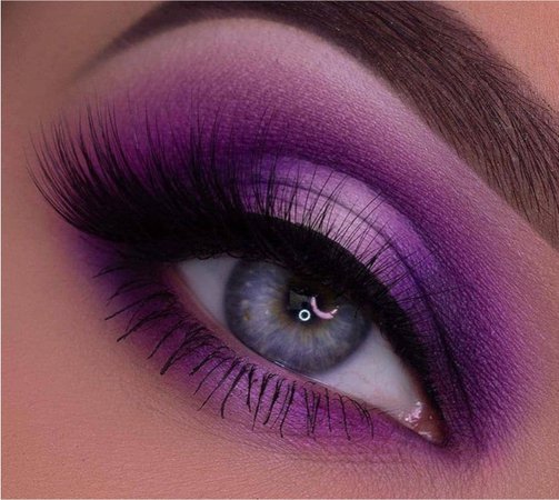 Purple Eye makeup
