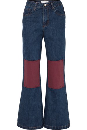 L.F.Markey | Big Bells high-rise wide-leg jeans | NET-A-PORTER.COM