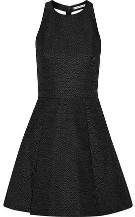 Danie Cutout Jacquard Mini Dress