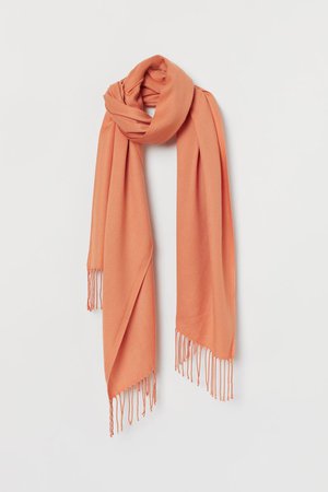 Woven Scarf - Orange - Ladies | H&M US