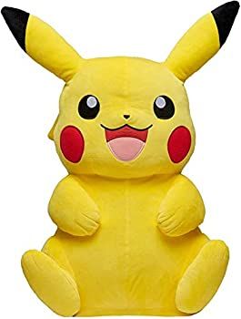 Amazon.com: Pokemon Pikachu Giant Plush, 24-inch - Adorable, Ultra-Soft, Life Size Plush Toy, Perfect for Playing & Displaying - Gotta Catch ‘Em All : Everything Else