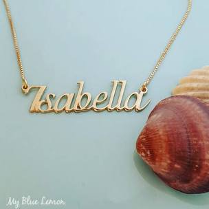 isabella name necklace - Google Search