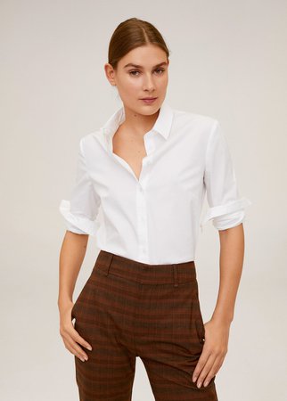 Cotton shirt - Women | Mango USA