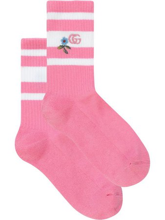 GUCCI embroidered GG knitted socks