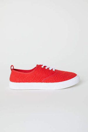 Canvas Sneakers - Red