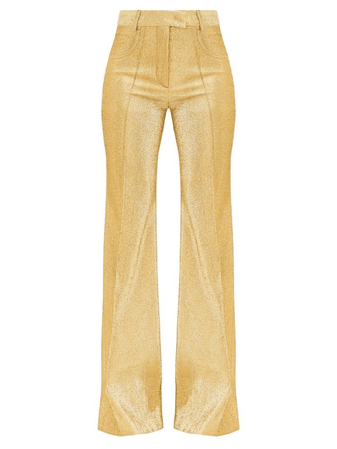 gold pants