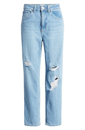 BDG Urban Outfitters Destroyed High Waist Mom Jeans | Nordstrom