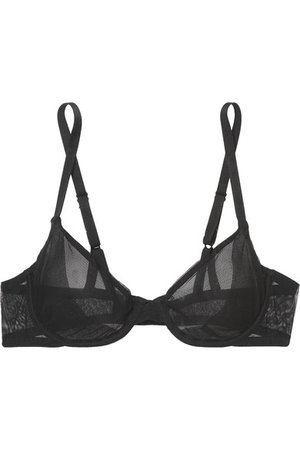 The Great Eros | Canova stretch-tulle underwired bra | NET-A-PORTER.COM