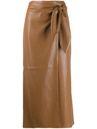 Nanushka Wrap Side-tie Skirt | Farfetch.com