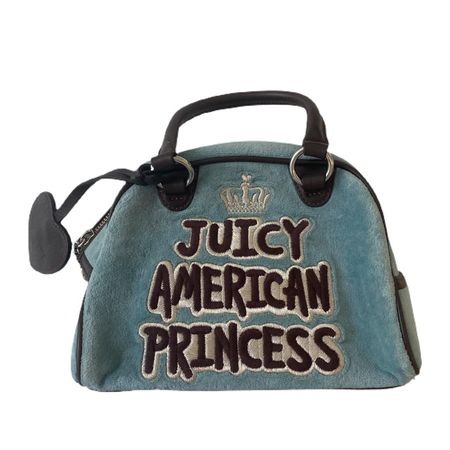 JUICY COUTURE❣️ Y2k mini baby blue ‘juicy American... - Depop
