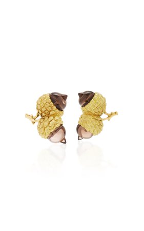 Acorn Earrings by Luz Camino | Moda Operandi