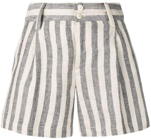 stripe mini shorts