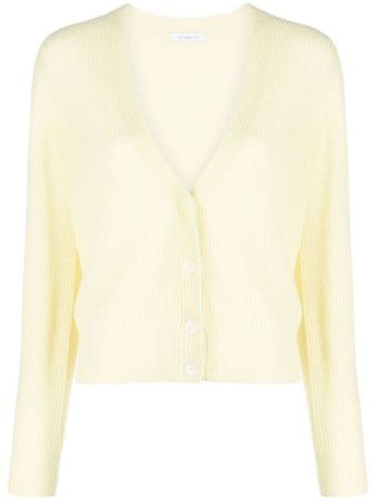 Malo cashmere-blend cardigan yellow DXG067F1B80 - Farfetch
