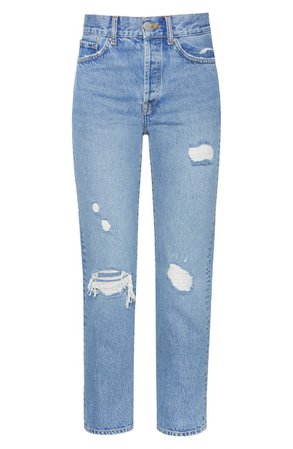 ANINE BING Brenda High Waist Slim Leg Jeans | Nordstrom