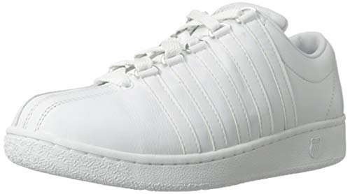 Amazon.com | K-Swiss Women's Classic LX Lace-Up Fashion Sneaker, White, 7.5 M US | Fashion Sneakers