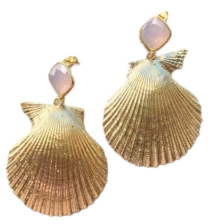 seashell earrings