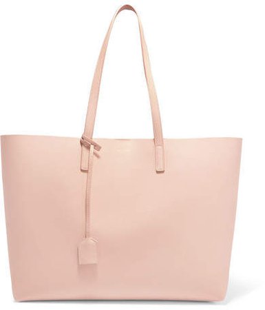 Shopper Large Textured-leather Tote - Blush