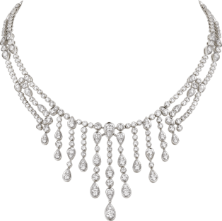 Cartier, Diamond Collection necklace Platinum, diamonds
