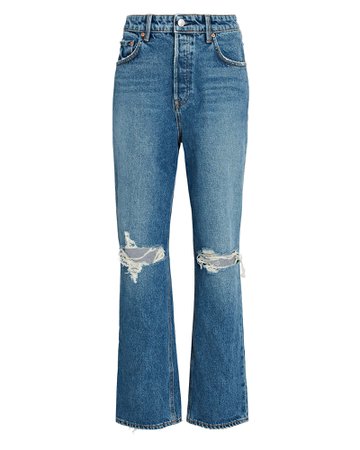 GRLFRND Amanda Distressed Jeans | INTERMIX®