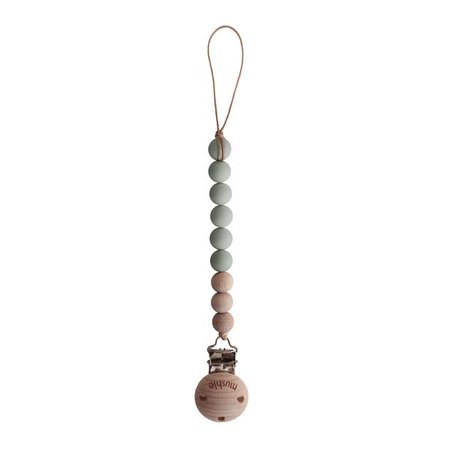 Mushie Pacifier Clip | Cleo (Sage) – mushie