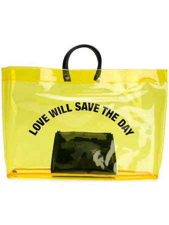 $275 Dsquared2 Love Will Save The Day Shopper - Buy Online - Fast Delivery, Price, Photo