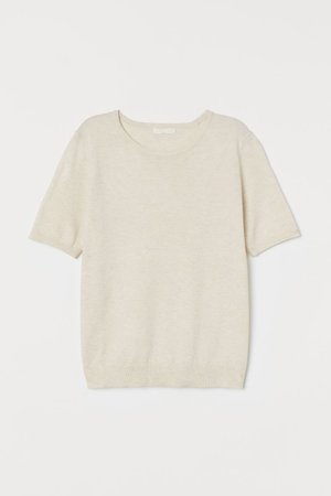 Fine-knit Sweater - White - Ladies | H&M US