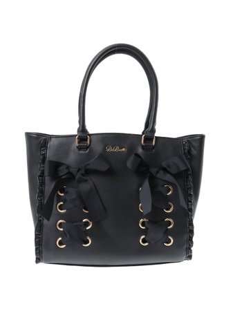 Ribbon lace tote (bag, purse, accessories / tote bag) | LIZ LISA mail order | Fashion Walker