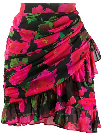 Richard Quinn Floral Mini Skirt - Farfetch