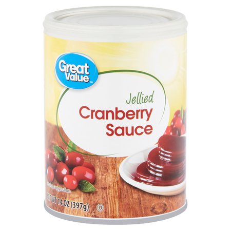 Walmart Grocery - Great Value Jellied Cranberry Sauce, 14 oz