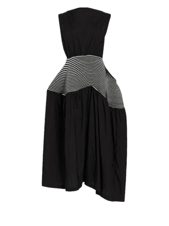Issey Miyake black surreal dress dresses