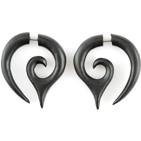 fake gauge earrings polyvore – Pesquisa Google