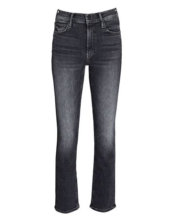 MOTHER The Mid-Rise Dazzler Ankle Jeans in grey | INTERMIX®