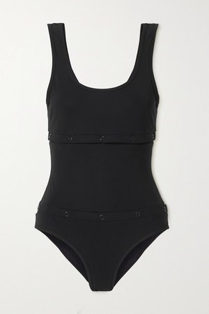 Deconstruct Convertible Swimsuit - Black