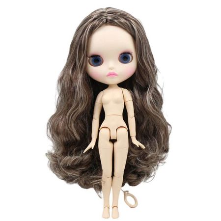 Neo Blythe Doll with Multi-Color Hair, White Skin, Matte Pouty Face & Factory Jointed Body